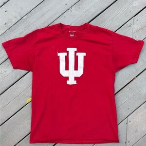 Champion Indiana University Hoosiers Men's Short Sleeve Tee shirt large